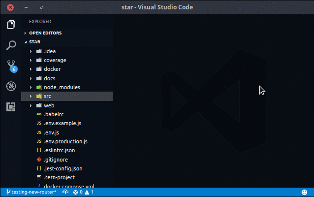 Hand-built code for a client project